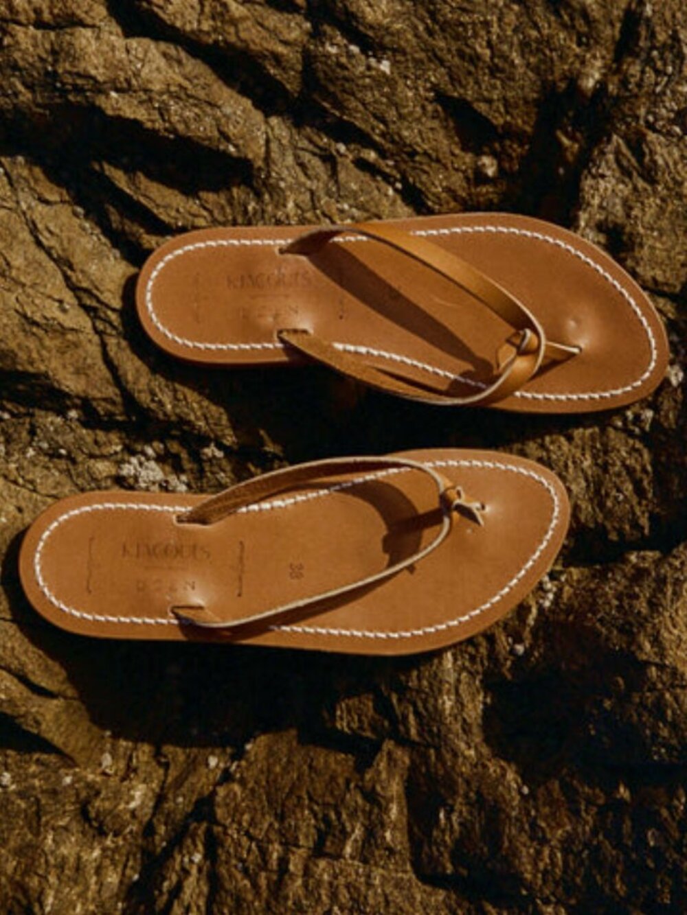 DÔEN & K.JACQUES Baie Sandal in Tan, size 39